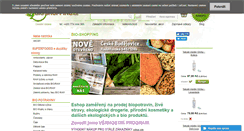 Desktop Screenshot of bio-shopping.cz